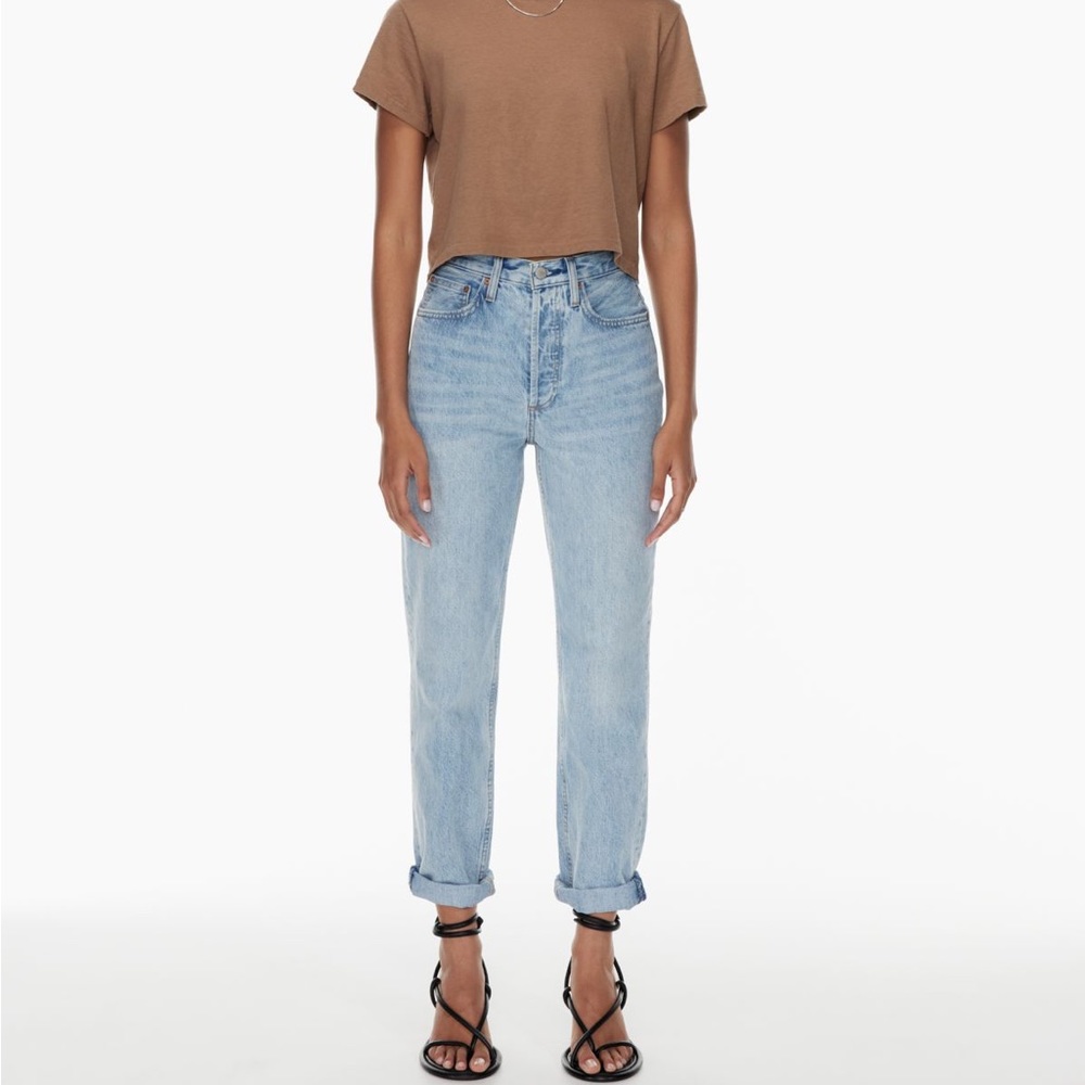 Denim Forum The Bf High Rise Loose Jeans 28L